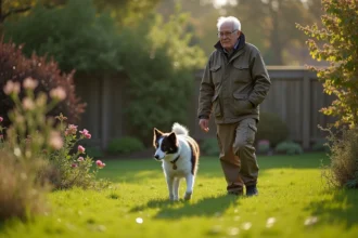 Chien montrant des signes de douleur et d'inconfort