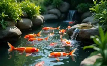 Secrets d’élevage du koi : poisson pour un bassin harmonieux