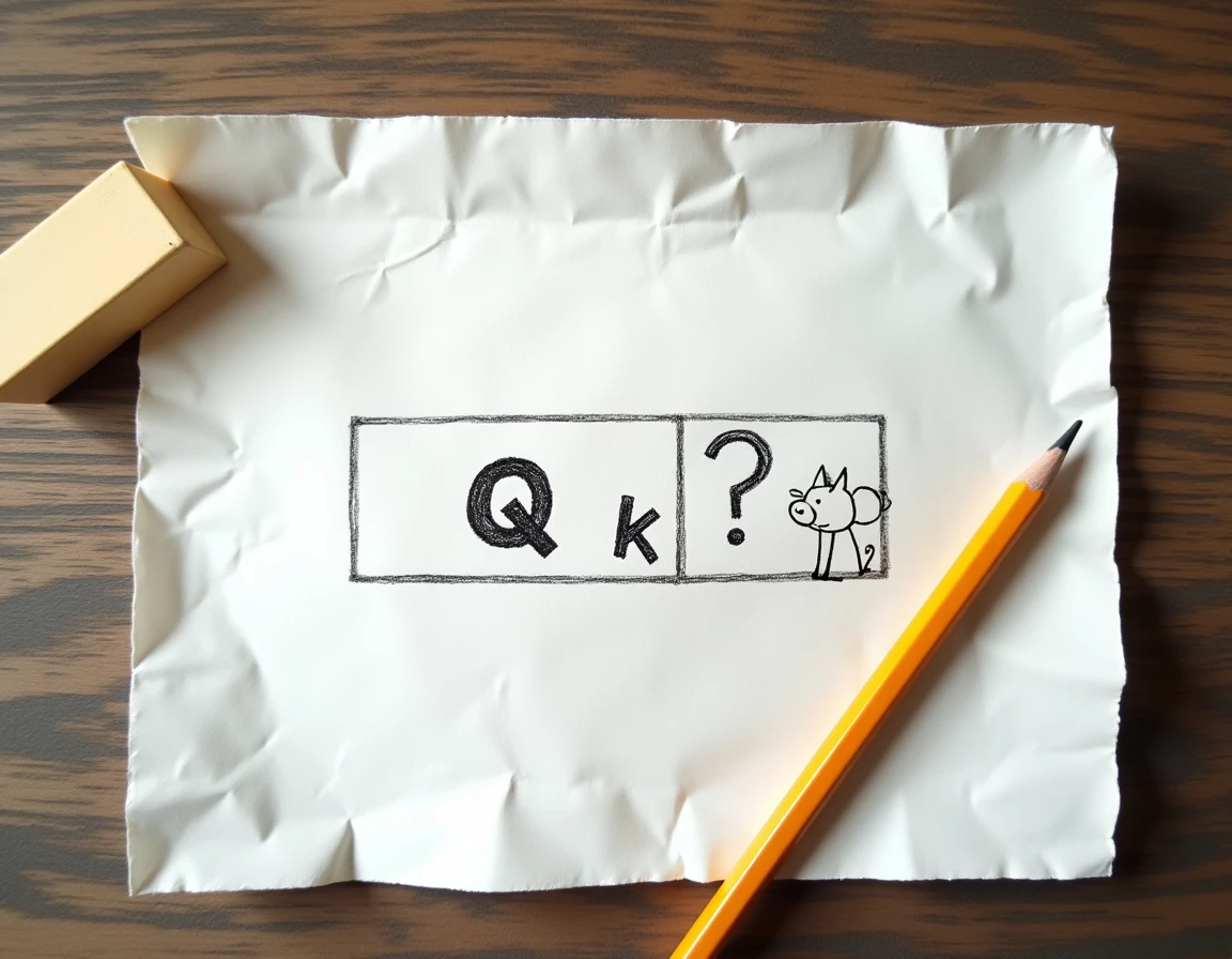 Vue en plongée d'un jeu du pendu manuscrit avec des lettres d'animaux et des doodles sur papier